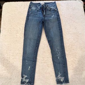 Agolde Distressed Skinny Jeans Size 26